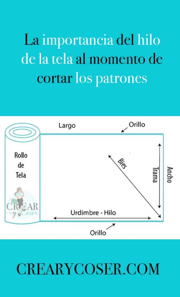 La Importancia Del Hilo De La Tela En Corte Y Confección Crear Y Coser 1214