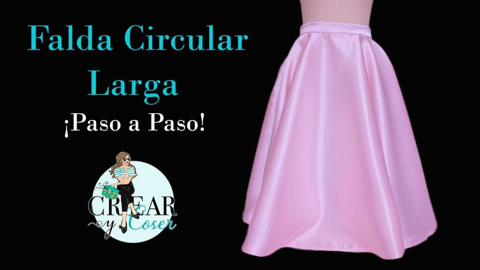 C Mo Hacer Falda Circular Larga Con Cierre Invisible Crear Y Coser